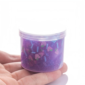 CHENXI Nouveau Slime Éducatif DIY aux Fruits, Matériel Non Toxique, Parfum Raisin Citron, Jeu Créatif Sonore et Satisfaisant pour Tous les Âges - Product Image 3