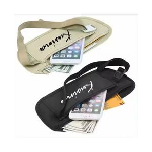 Sac de taille en polyester mince unisexe Fermeture à glissière Motif de paysage à la mode Étui de téléphone imprimé Étui cosmétique brodé de crédit - Product Image 6