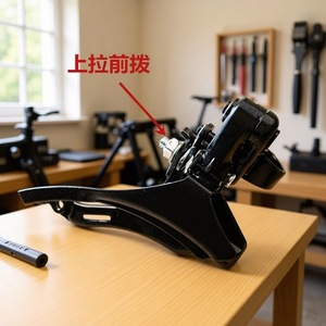 Dérailleur avant 18 vitesses réglable pour VTT, accessoire de cyclisme pour changement de vitesse vers le haut et vers le bas - Product Image 1