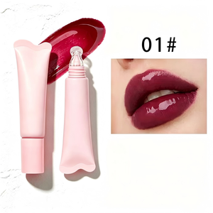 Brillo <span class=keywords><strong>Labial</strong></span> Vegano al por Mayor de Marca Privada, Aceite <span class=keywords><strong>Labial</strong></span> Ligero <span class=keywords><strong>Voluminizador</strong></span>, Brillo <span class=keywords><strong>Labial</strong></span> Hidratante y Humectante Rosa - Product Image 6