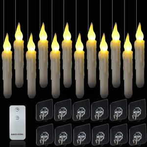 Beeman 12 pièces Led bougies sans flamme avec télécommande électrique à piles pour fête église noël - Product Image 1