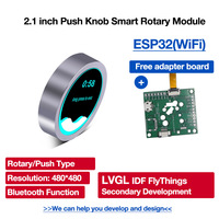 ESP32-S3 2.1 inci 480*480 dengan WIFI & BLE disesuaikan tampilan TFT tombol Rotary dan tampilan Hmi sentuh