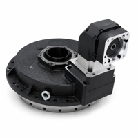 Réducteur planétaire cycloïdal compact à couple élevé 123.5 RV-50 K pour l'utilisation dans la conception de systèmes de commande de précision pour articulations de robots