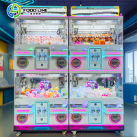 Machine à griffes de jeu d'arcade à prix attractifs, style célébrité internet, avec armoire transparente et multiples modes de paiement