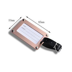 Popular Colorful Sublimation Blank Luggage <b>Tags</b> <b>Name</b> ID Address Aluminum Metal Suitcase Bag <b>Tag</b> - Product Image 3