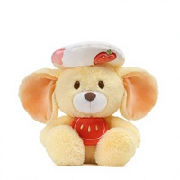 Peluche Souris à Grandes Oreilles, Coussin Doux Elfe, Poupée en Peluche, Cadeau d'Anniversaire pour Enfants et Adultes