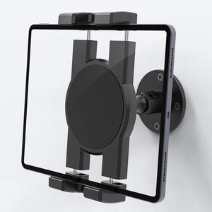 Support mural <span class=keywords><strong>pour</strong></span> tablette réglable à rotation à 360 degrés avec tête sphérique en alliage d'aluminium compatible <span class=keywords><strong>iPad</strong></span> <span class=keywords><strong>pour</strong></span> utilisation en salle de sport, extensible et mains libres - Product Image 1