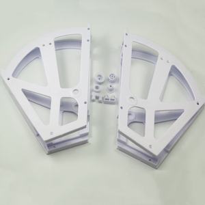 Modèle GQK en plastique ABS, cadre de vidange dissimulé, plaque rabattable, simple/double couche, ouverture centrale, gain de place, installation facile - Product Image 3