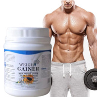 OLLI Poudre Gainer de Poids de Haute Qualité Complément pour l'Amélioration de la Masse Musculaire Poudre Gainer de Muscles Poudre de Protéine de Lactosérum
