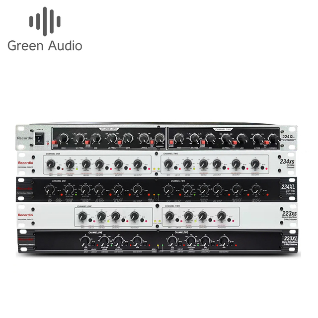 234XL/224XL/223XL 3Way 4Way Audio Crossover High-definition Audio Distributor for Stage Performances