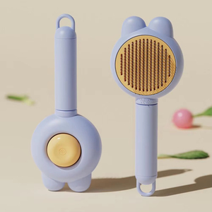 แปรงขนสัตว์เลี้ยงสำหรับป้องกันโรคผิวหนังเครื่องมือกำจัดขนสัตว์เลี้ยงพร้อมฟังก์ชั่นการนวดแปรงสำหรับสุนัขและแมว - Product Image 1