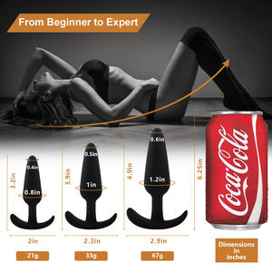 女性大人アナルおもちゃシリコーンプラスチックセックスおもちゃ大人女性女性ゲイ男性前立腺セクシーゲームアナルバットプラグ男性用男性用 - Product Image 5
