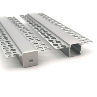 Profilé LED en alliage d'aluminium anodisé en gros, dissipateur de chaleur, diffuseur de bande LED pour plafond/mur
