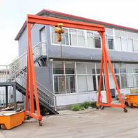 Palans électriques à télécommande sans fil, 5 tonnes, grue à portique portable de petite taille à vendre