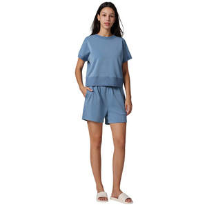 ชุดออกกำลังกายเอวกลางมีกระเป๋าคาดเอวแบบลำลองสำหรับใส่เล่นกีฬาวิ่งออกกำลังกายมีเชือกผูกแบบหลวมสวมใส่สบาย - Product Image 3