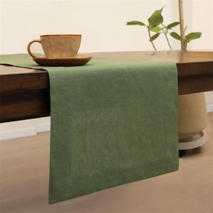 Camino de Mesa de Lino Francés Premium - Material Fresco y de Origen Rastreable para Decoración de Bodas y Hoteles de Alta Gama - Product Image 4