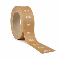 Ruban adhésif en papier kraft personnalisé avec logo, ruban adhésif pour sceller les cartons, pour les boîtes d'expédition et l'emballage en vente au détail