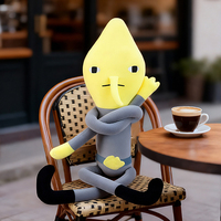 Boneka Lemon Man Grosir, Boneka Lemon Manusia Berkaki Panjang yang Dapat Dibengkokkan, Karakter Kartun Unik Kreatif, Dekorasi Rumah