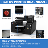 Impresora UV Plana 3060 Estable de Alta Precisión Multicolor para Producción de Pequeños Lotes en Cerámica, Plástico y Cuero