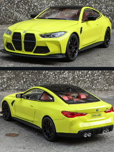 รถโมเดลโลหะผสมไดแคสต์ M4 ขนาด 1/24 แบบดึงถอยหลังพร้อมเสียง ปลอดภัย ใช้แบตเตอรี่กระดุม 1.5V ยี่ห้อ <span class=keywords><strong>JCJ</strong></span> ของขวัญสำหรับเด็กผู้ชายและเด็กผู้หญิง - Product Image 3