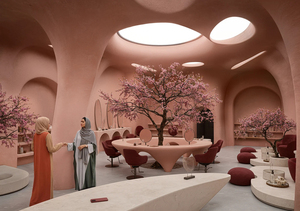 ชุดเคาน์เตอร์ต้อนรับร้านเสริมสวยเชิงพาณิชย์ ชั้นวางโชว์สินค้าร้านเสริมสวยแบบกำหนดเอง สำหรับบริการออกแบบตกแต่งภายในร้านสปาและร้านเสริมสวย - Product Image 5