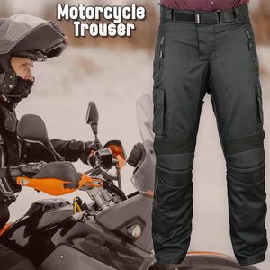Pantalones de motocicleta de carreras Bacca Moto para hombre, pantalones de montar de tela Cordura impermeables aprobados por la CE - Product Image 3