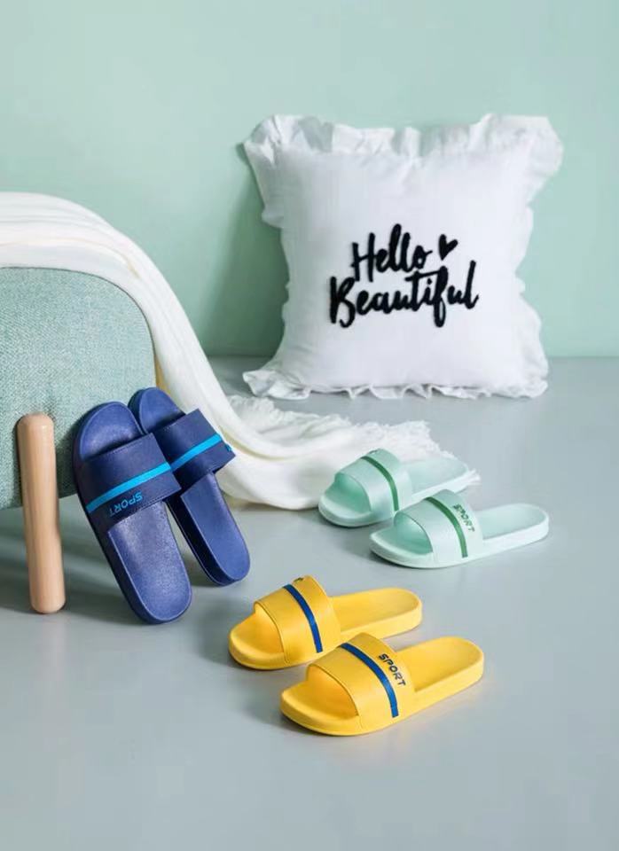 Wholesale Soft Home Slippers Couple Summer Indoor Skid Proof Bathroom Flat Slides Shoes