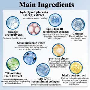 เซรั่มฟองน้ำ typeiiicollagen สำหรับซ่อมแซมผิวและดูแลแผลครีมเข้มข้นซ่อมแซมเซรั่มบูสเตอร์ - Product Image 4