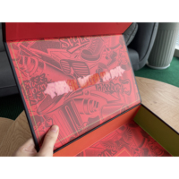 Boîtes cadeaux magnétiques noires pliables personnalisées de luxe haut de gamme emballage en papier personnalisé pour vêtements sous-vêtements cadeaux gaufrage