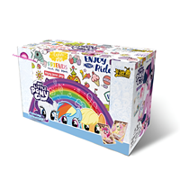 My Little Pony Regenbogen-Edition Sammelkarten-Booster-Box Kinder-Anime-Spiel Sammelkarten mit Glanzeffekt Geburtstagsgeschenk Spielzeug