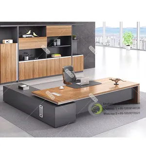 Modern office desk furniture design counter table for shop work office table with metal leg for office space