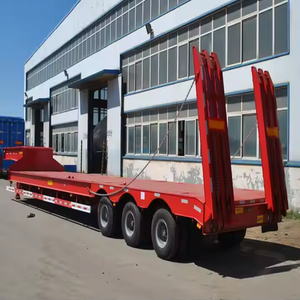 Fábrica Fabrica Remolques de Plataforma Plana de 3 Ejes, Remolque de Plataforma Baja - Product Image 5