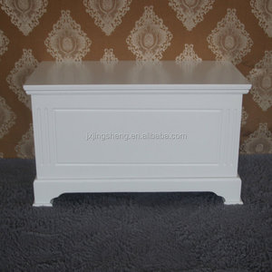 Coffre à jouets en bois pliable <span class=keywords><strong>rose</strong></span> pâle/blanc vintage pour l'école et l'hôtel de stockage à domicile pour enfants - Product Image 5