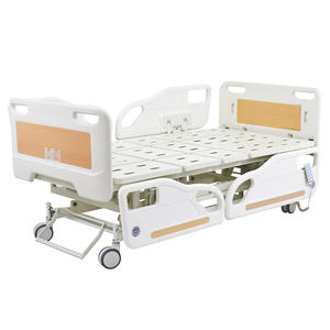 Lit d'Hôpital de Luxe d'Usine Motorisé pour USI à 5 Fonctions avec Rotation, Lit d'Hôpital pour Soins Intensifs - Product Image 2