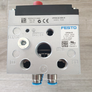วาล์ว Festo รุ่น Island 10P 14 8A D1 N U 8C GC 24V DC ช่องต่อ 1/4 นิ้ว วาล์วควบคุมอุณหภูมิปกติ - Product Image 5