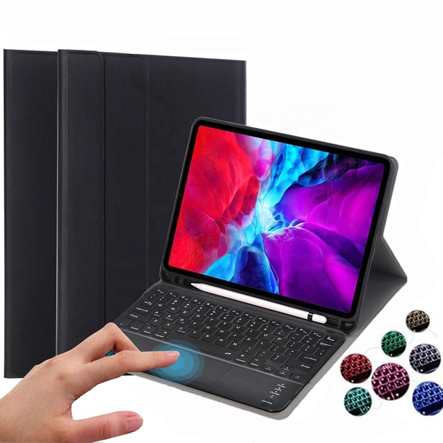 For Apple iPad 12.9 2015 2017 Case with TouchPad Korean Keyboard Cover for iPad Pro 12.9 2018 2020 3rd 4th Gen Case Keyboard