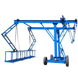 แม่แบบกันชนผนัง 123 T พร้อมรถเข็นแม่แบบราวกันตกสะพาน รถเข็นแม่แบบพร้อมรีโมทไร้สาย ตะกร้าแขวนสำหรับงานก่อสร้าง - Product Image 5