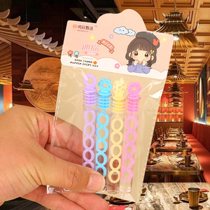Mini baguettes à bulles portables en forme de tube à essai, pour enfants, pour des fêtes amusantes, jouet léger en plastique, de 7 à 14 ans - Product Image 2