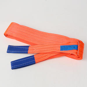 4トン5トン6トンフラットウェビングスリングカスタマイズ1 "1.5" 2 "3" 4 "エンドレスポリエステルフラットアイリフティングスリングロープ - Product Image 1