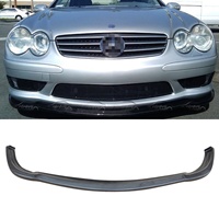 Neuer Hochwertiger CS-Style Carbon-Faser Auto Frontstoßstangen-Lippe Spoiler Dekorativer Karosserie-Bausatz Schwarz 2001-2012 Mercedes-Benz R230