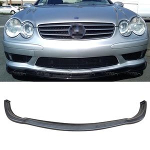 Kit carrosserie décoratif en fibre de carbone style CS, spoiler avant pour pare-chocs, pour modèle de voiture Mercedes Benz R230 SL55 - Product Image 3