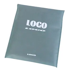 New Non Woven Bag Documents Bag Waterproof Money Office House Warming Safety File Bag With Zipper