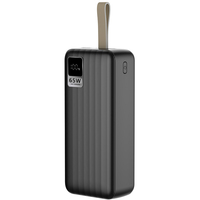 QC 3.0 PD3.0 adaptatif 65W chargeur sans fil Type C PD batterie externe rapide avec affichage LED ordinateur portable USB Interface d'entrée cc