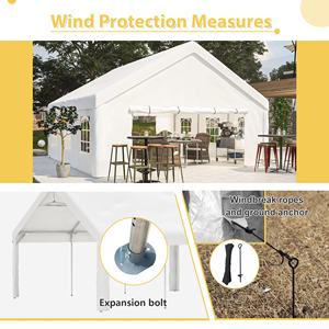 Carpa de PVC Resistente para Fiestas, Eventos y Bodas, con Paredes Removibles, Pérgola, Gazebo, Pabellón - Product Image 4