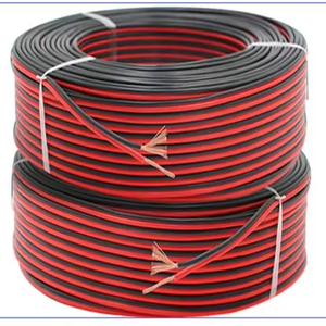 Rvb đỏ-đen đôi song song dây 2 lõi 0.5 / 1.0 / 2.5mm ² cho giám sát LED dải ánh sáng và loa cáp điện - Product Image 1