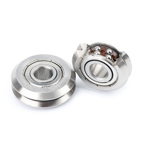 Roulements à rouleaux de rail de guidage à rainure en V LV20/8 V30 8*30*14mm bague extérieure fente en V 120 degrés