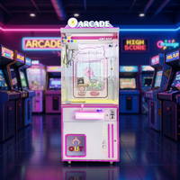 FROLICKER FR-C020 Machine de jeu d'arcade à grue à monnayeur, machine à cadeaux, construction en métal/acrylique/plastique
