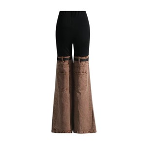 <span class=keywords><strong>Jean</strong></span> en denim <span class=keywords><strong>taille</strong></span> <span class=keywords><strong>haute</strong></span> pour <span class=keywords><strong>femme</strong></span>, coupe <span class=keywords><strong>skinny</strong></span>, style vintage, avec ceinture, amincissant, décontracté, toutes saisons - Product Image 4