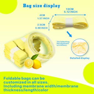 Bolsas de repuesto para contenedor de pañales, 7 capas, con bloqueo de olores, a prueba de fugas, gruesas, de PE, para pañales de bebé - Product Image 2