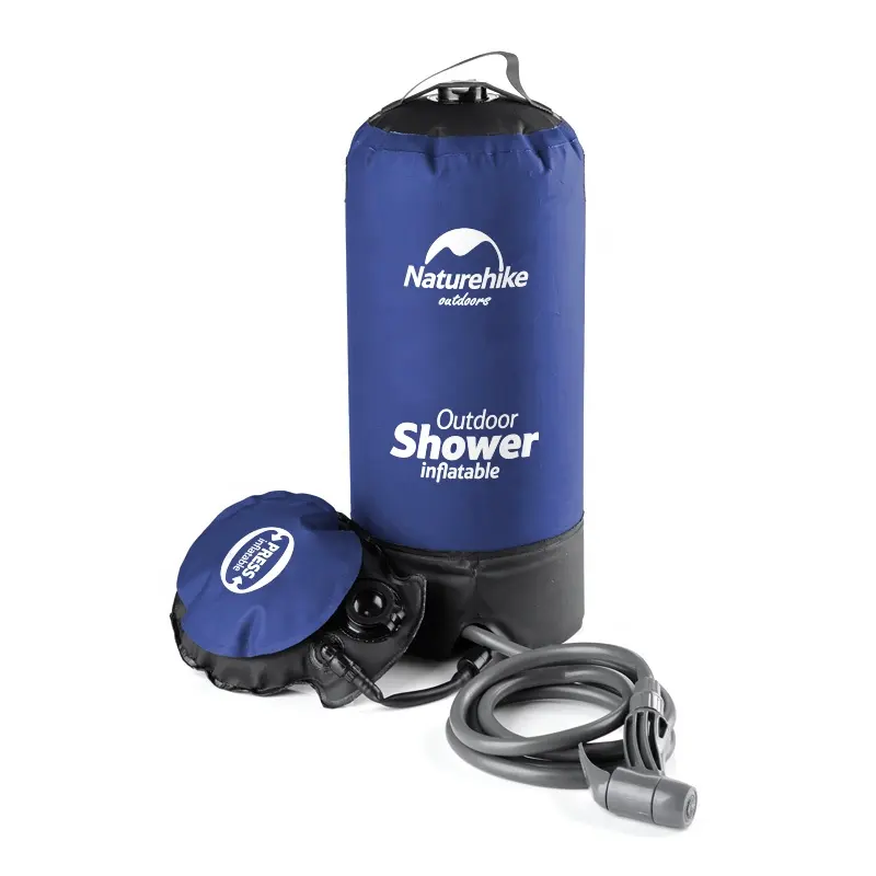 Naturehike Pompa Tekanan Shower, Pompa Tekanan Shower Portabel Luar Ruangan Multifungsi, Footpress Mandi Berkemah